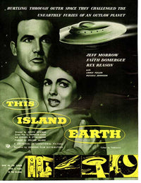 This Island Earth Movie Poster Print showcasing classic sci-fi artwork.