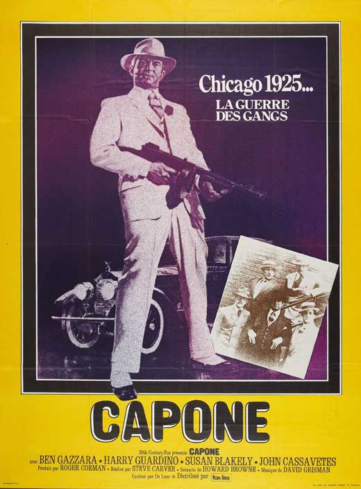 Capone Movie Poster Print showcasing the iconic gangster theme.