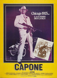 Capone Movie Poster Print showcasing the iconic gangster theme.