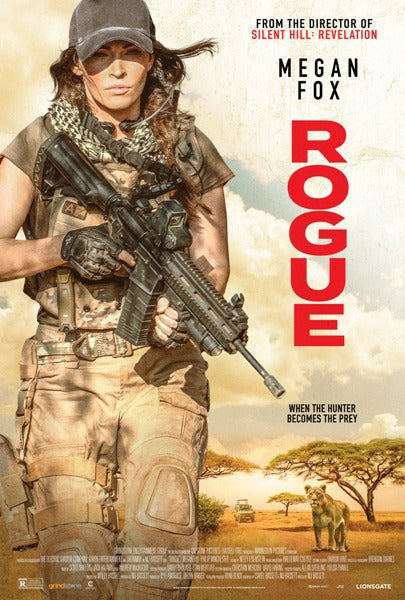 Rogue Movie Poster Print showcasing thrilling adventure artwork.