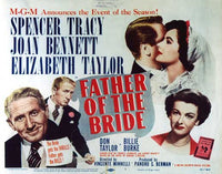 Father of the Bride Movie Poster Print showcasing the film's charm.