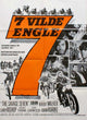 The Savage Seven Movie Poster Print featuring vibrant colors and dynamic imagery.