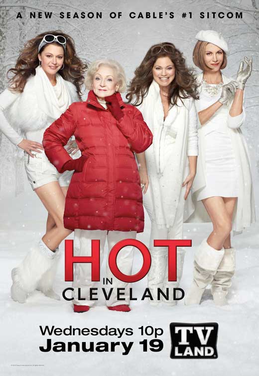 Hot in Cleveland movie poster print featuring iconic characters from the series.