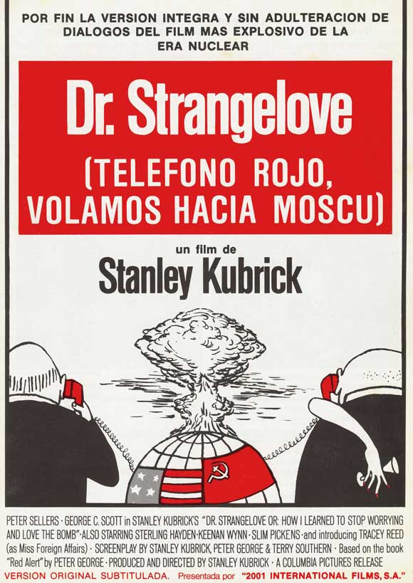 Dr. Strangelove or: How I Learned to Stop Worrying and Love the Bomb Movie Poster Print