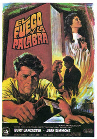Elmer Gantry Movie Poster Print showcasing classic film art.
