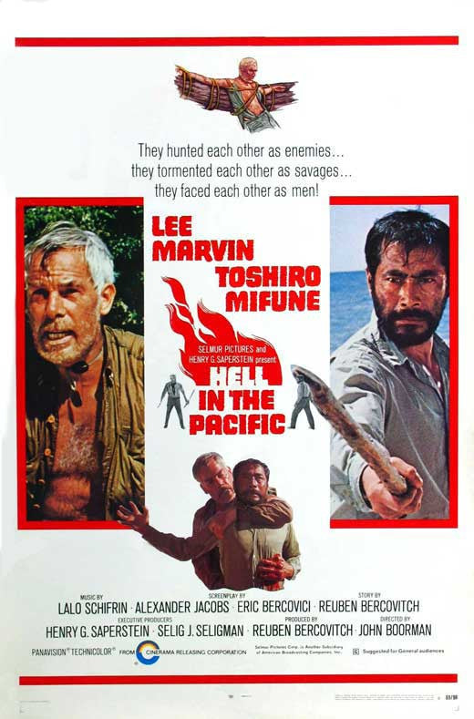Hell in the Pacific Movie Poster Print - 11x17