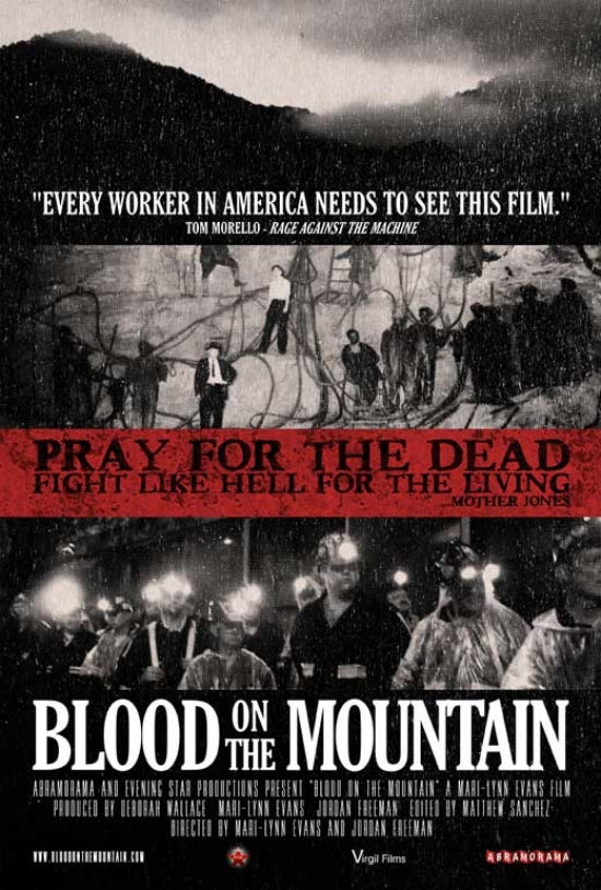 Blood on the Mountain Movie Poster Print showcasing dramatic artwork.