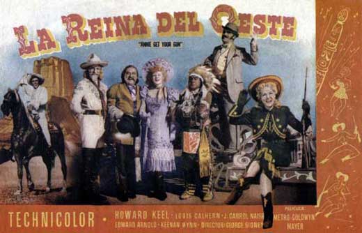 Annie Get Your Gun Movie Poster Print showcasing vibrant imagery from the classic musical.