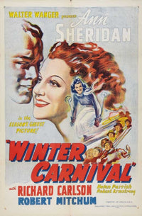 Winter Carnival Movie Poster Print showcasing winter festivities.