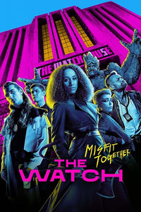 The Watch Movie Poster Print featuring action and comedy themes.