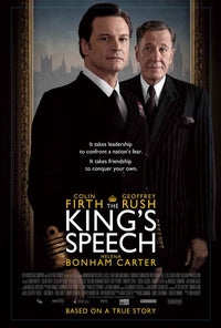 The King's Speech Movie Poster Print showcasing the film's iconic imagery.