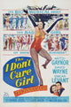I Don't Care Girl Movie Poster Print showcasing a playful design.