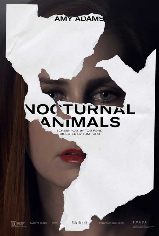 Nocturnal Animals movie poster print showcasing dramatic imagery.