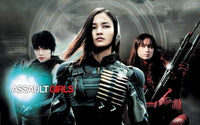 Assault Girls Movie Poster featuring action-packed scenes.