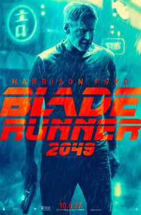 Blade Runner 2049 movie poster print featuring iconic imagery from the film.