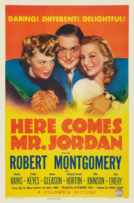 Here Comes Mr. Jordan Movie Poster Print (11x17)