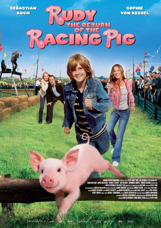 Rudy The Return of the Racing Pig Movie Poster Print