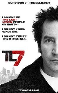 The Last Seven Movie Poster Print showcasing dramatic scenes and characters.