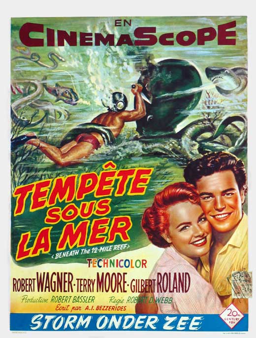 Beneath the 12-Mile Reef Movie Poster Print