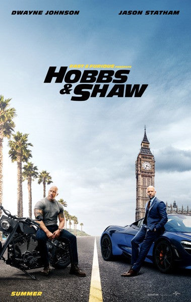 Hobbs & Shaw Movie Poster Print - 11x17 | Posterazzi