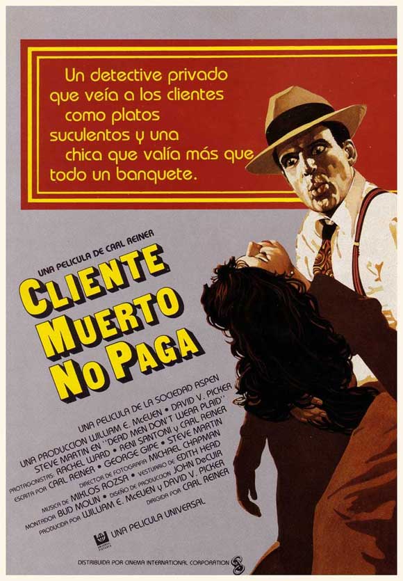 Dead Men Don't Wear Plaid Movie Poster Print featuring Steve Martin