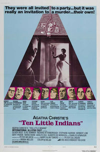 Ten Little Indians Movie Poster Print showcasing classic cinema art.