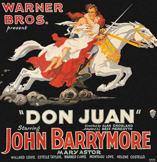 Don Juan Movie Poster Print showcasing romance and adventure.