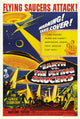 Earth vs. the Flying Saucers Vintage Movie Poster Print (27x40)