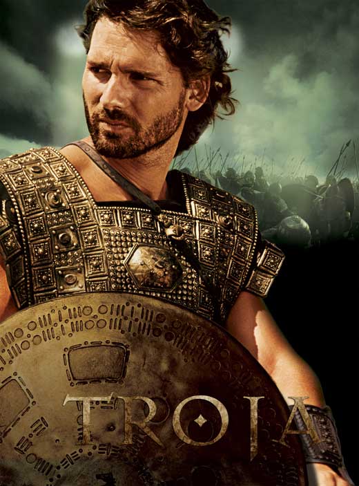 Troy Movie Poster Print showcasing epic historical drama.