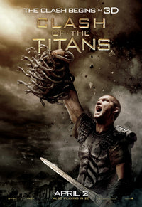 Clash of the Titans Movie Poster Print showcasing epic fantasy art.