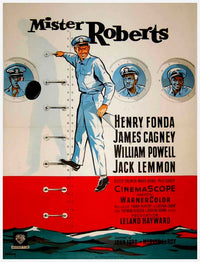 Mister Roberts Movie Poster Print featuring classic film artwork.