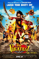 The Pirates! Band of Misfits Movie Poster Print featuring colorful animated pirates.