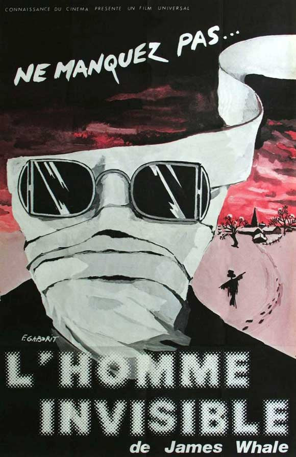 The Invisible Man Movie Poster Print (11x17) | Posterazzi
