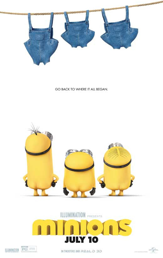 Minions Movie Poster Print (27x40) - Fun Wall Art