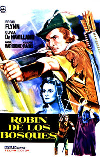 The Adventures of Robin Hood Movie Poster Print showcasing classic cinematic adventure