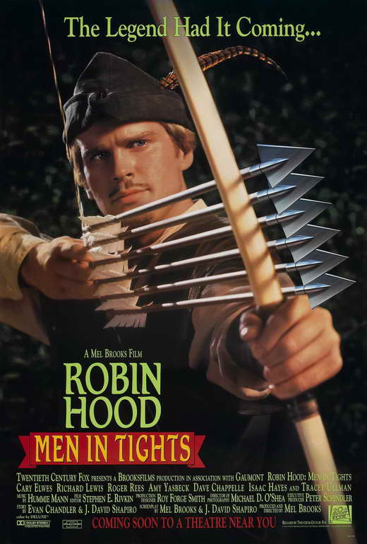 Robin Hood: Men in Tights movie poster print showcasing comedic adventure.