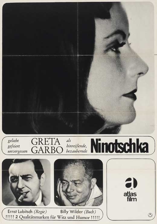 Ninotchka Movie Poster Print showcasing classic film art.