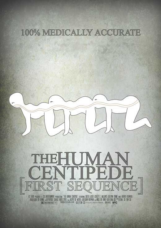 The Human Centipede (First Sequence) Movie Poster Print 11x17