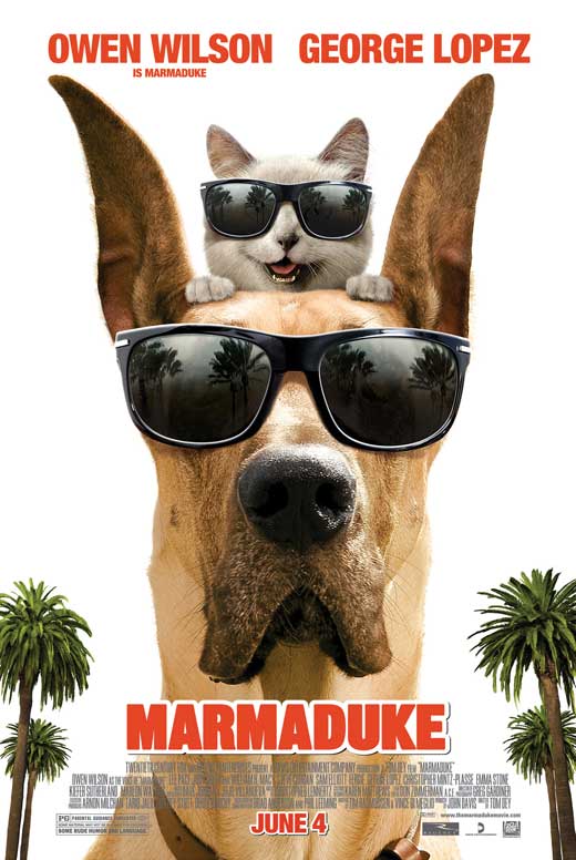 Marmaduke Movie Poster Print featuring the beloved Great Dane.