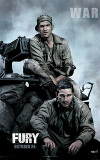 Fury Movie Poster Print - 11x17 | Posterazzi