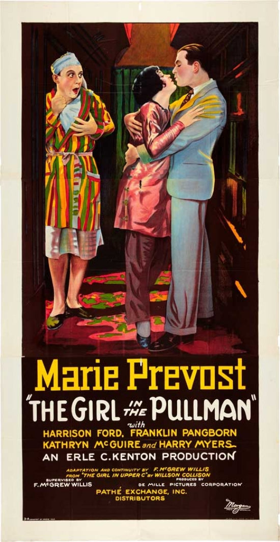 The Girl in the Pullman Movie Poster - Classic Film Art