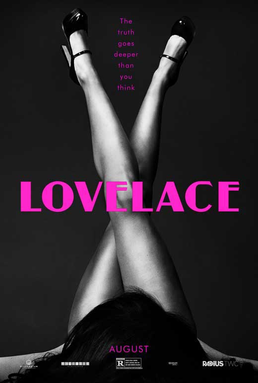 Lovelace Movie Poster Print showcasing vibrant cinematic artwork.
