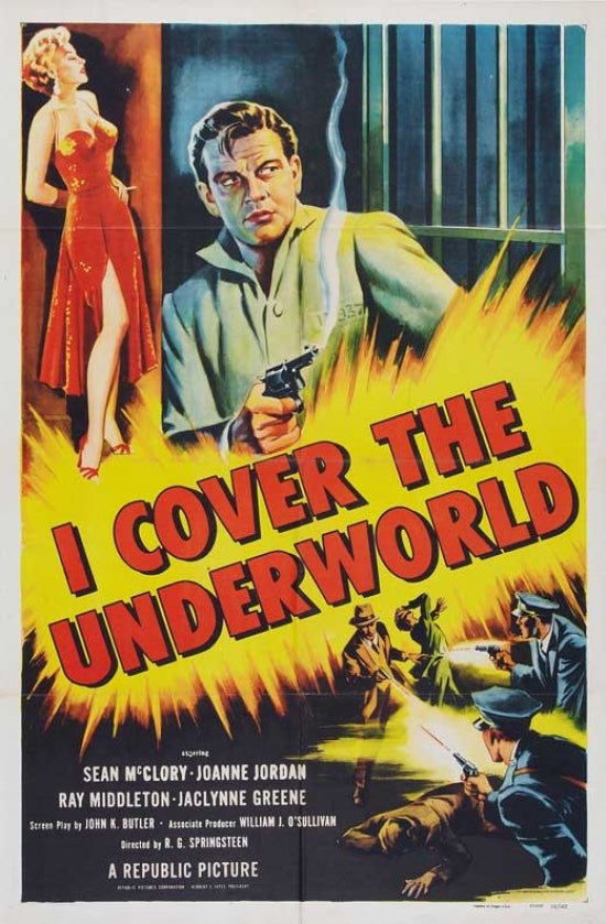 I Cover the Underworld Movie Poster Print showcasing dramatic imagery.