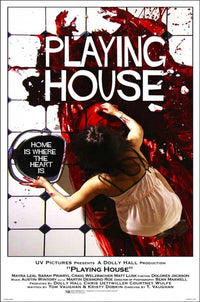 Playing House Movie Poster Print featuring vibrant imagery.