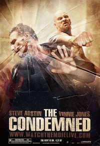 The Condemned Movie Poster Print showcasing intense imagery.