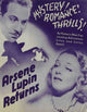 Arsene Lupin Returns Movie Poster Print showcasing vibrant colors and classic design.