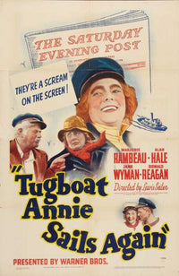 Tugboat Annie Sails Again Movie Poster Print showcasing classic film art.