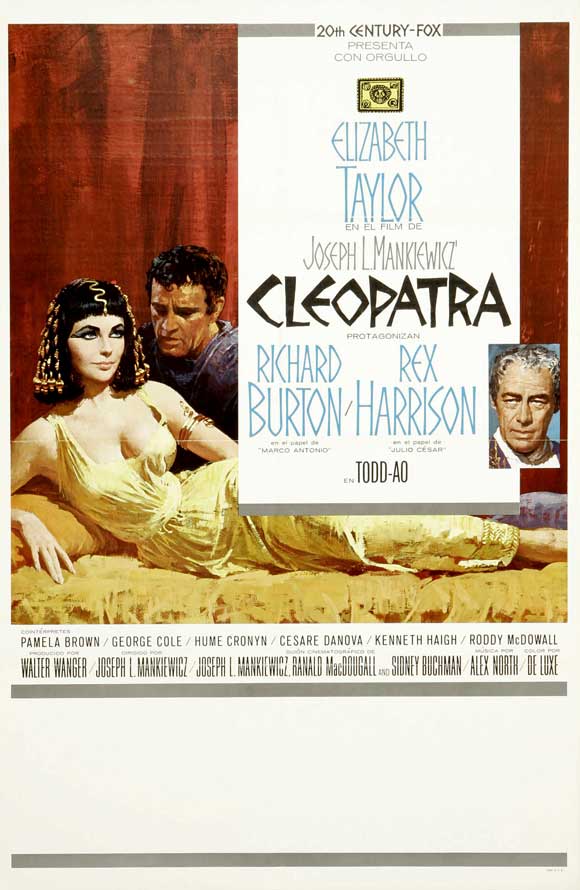 Cleopatra Movie Poster Print showcasing ancient Egyptian imagery.