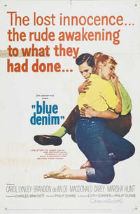 Blue Denim Movie Poster - premium print for home decor.