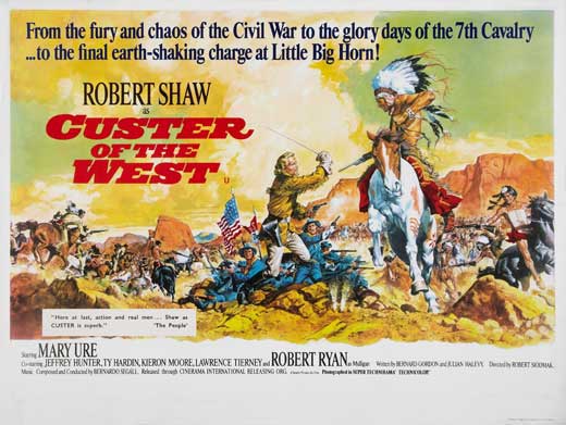 Custer of the West Movie Poster Print - Stunning artwork depicting General Custer.